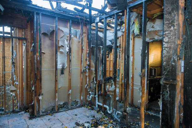 Professional Soot Cleanup technician working in Brewster, OH